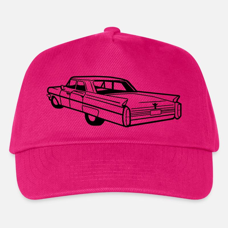 Caddy Vektor - Oldtimer, Low Rider - Kinder Basecap - Fuchsia