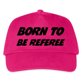Referee - Schiedsrichter Arbitre - Sport - Match - Kinder Basecap - Fuchsia - Vorne