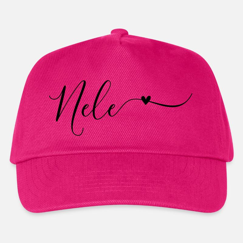 Nele Name Vorname Dekorativ - Kinder Basecap - Fuchsia