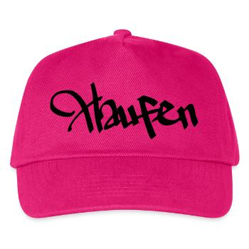 Haufen - Kinder Basecap - Fuchsia - Vorne