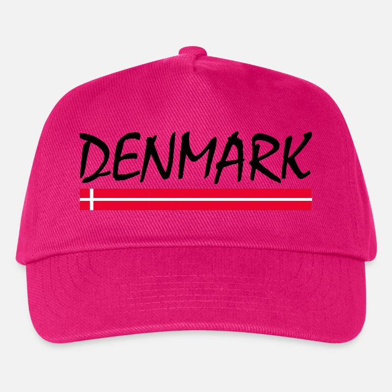 Dänemark - Kinder Basecap - Fuchsia