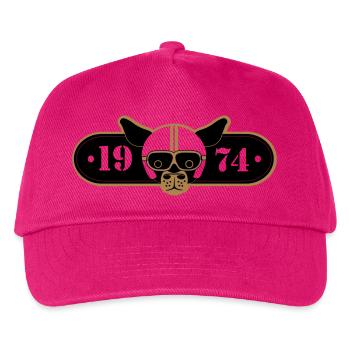 BDMCC 1974 Langer Hund - Kinder Basecap - Fuchsia - Vorne