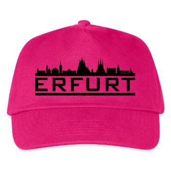 Skyline Erfurt Name - Kinder Basecap - Fuchsia - Vorne
