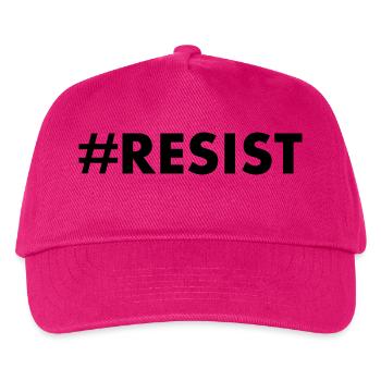 Resist - Kids’ Baseball Cap - fuchsia - Front