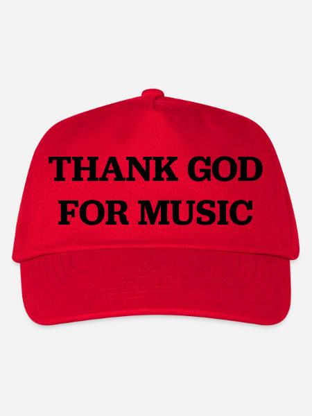Musik - Kinder Basecap - Rot