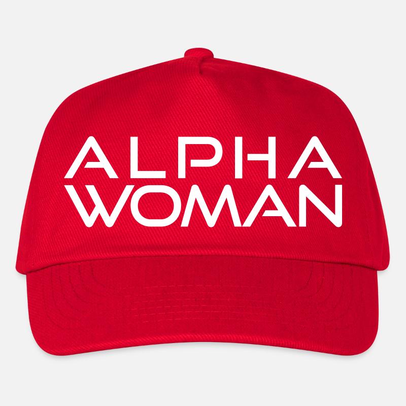 Alpha Woman - Kinder Basecap - Rot