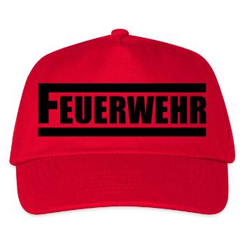 Feuerwehr - Kinder Basecap - Rot - Vorne