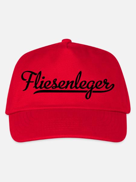 Fliesenleger - Kinder Basecap - Rot