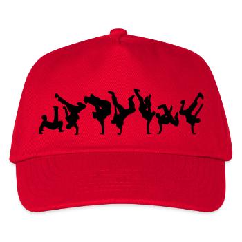 break dance hip hop danseur19 - Kids’ Baseball Cap - red - Front
