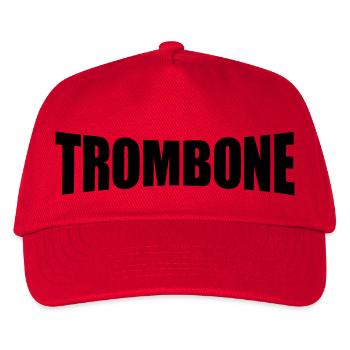 trombone - Casquette de baseball Enfant - rouge - Devant
