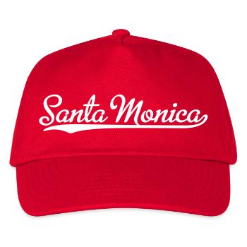 Santa Monica - Kinder Basecap - Rot - Vorne