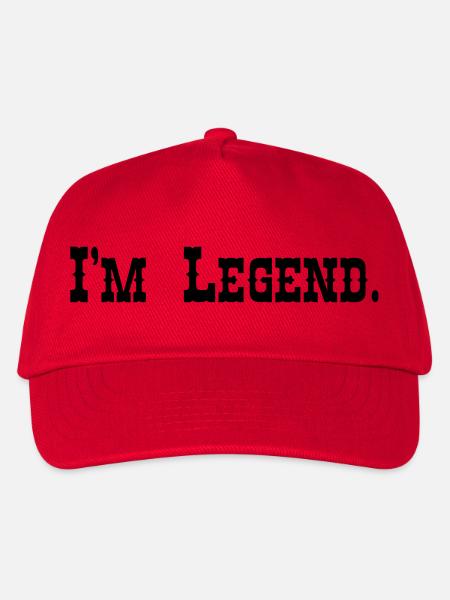 I'm Legend. - Kinder Basecap - Rot