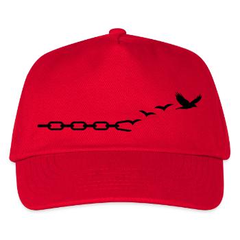 free_like_a_bird_01 - Kids’ Baseball Cap - red - Front