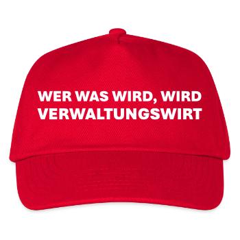 Administrative Economist - Kids’ Baseball Cap - red - Front
