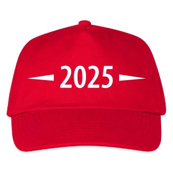2025 - Kinder Basecap - Rot - Vorne