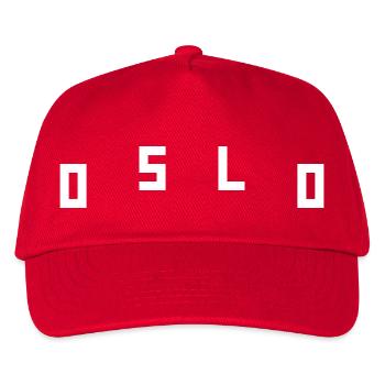 Oslo - Kinder Basecap - Rot - Vorne
