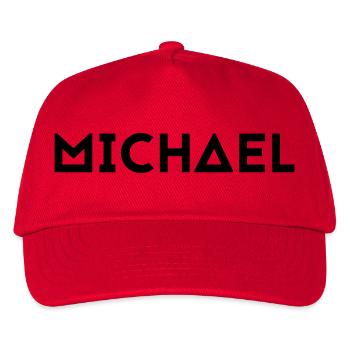 Prénom Michael - Casquette de baseball Enfant - rouge - Devant