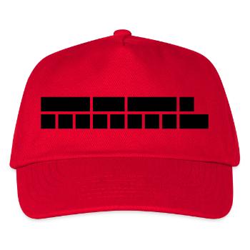 Minimal | gras: 51 - Casquette de baseball Enfant - rouge - Devant