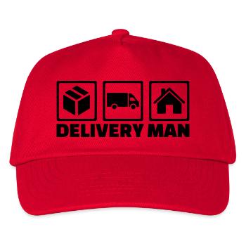 Delivery man - Kids’ Baseball Cap - red - Front