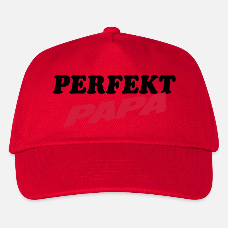 PERFEKT DAD - Kinder Basecap - Rot