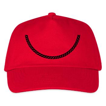 Kette 1 - Kinder Basecap - Rot - Vorne