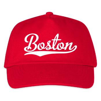 Boston - Kinder Basecap - Rot - Vorne