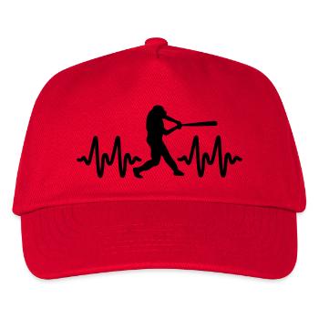 base-ball - Casquette de baseball Enfant - rouge - Devant