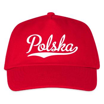 Polska - Kinder Basecap - Rot - Vorne