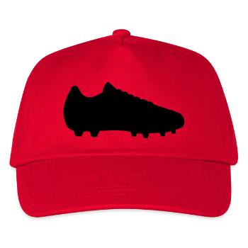 Soccer shoe - Kids’ Baseball Cap - red - Front