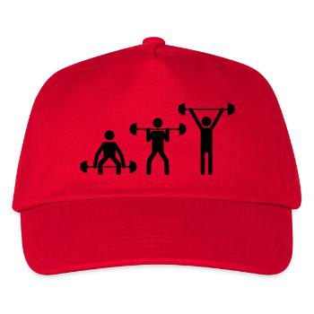 beast mode - Kids’ Baseball Cap - red - Front