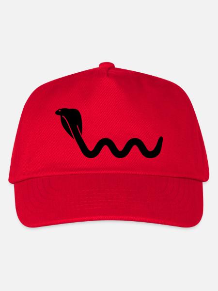 Schlange - Kinder Basecap - Rot