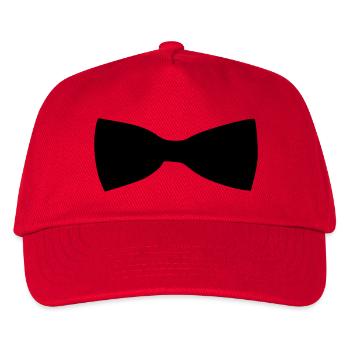 Fliege - Kinder Basecap - Rot - Vorne
