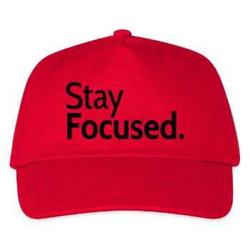 text camera photographer taking pictures digitally - Kids’ Baseball Cap - red - Front