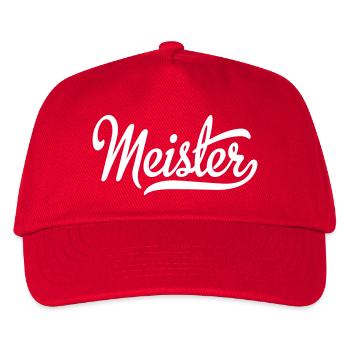 Meister - Kinder Basecap - Rot - Vorne