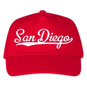 San Diego - Kinder Basecap - Rot - Vorne