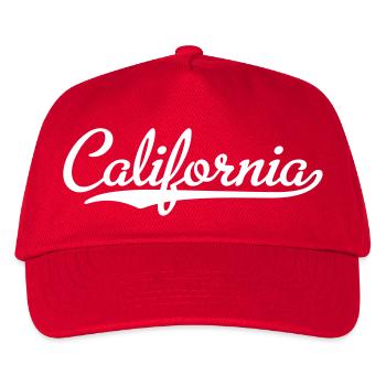 California - Kinder Basecap - Rot - Vorne
