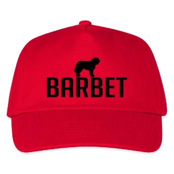 BARBET Hunderasse - Kinder Basecap - Rot - Vorne