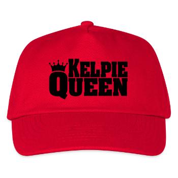 KELPIE QUEEN Australian Kelpie - Kinder Basecap - Rot - Vorne