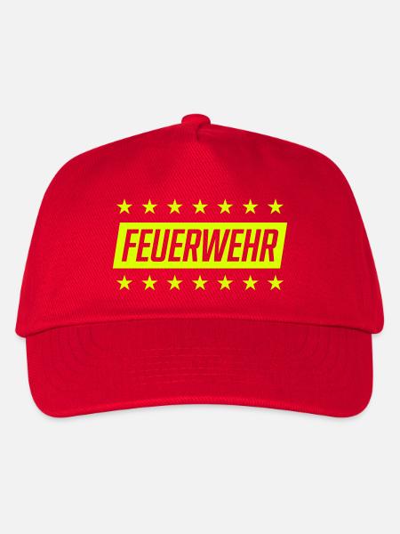feuerwehr - Kinder Basecap - Rot