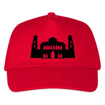 moschee silhouette - Kinder Basecap - Rot - Vorne