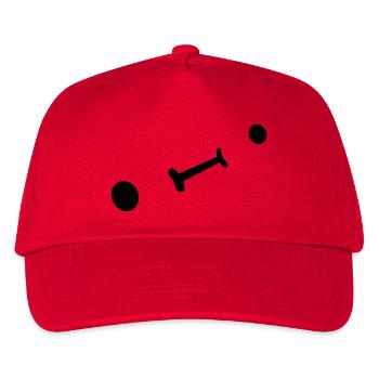 Simple Sweet Face - Kids’ Baseball Cap - red - Front