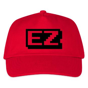 EZ Einfaches Spiel - Kinder Basecap - Rot - Vorne