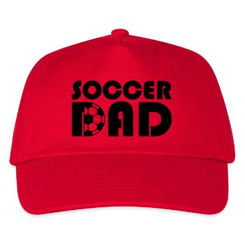 Soccer Dad Design Football Club - Kids’ Baseball Cap - red - Front