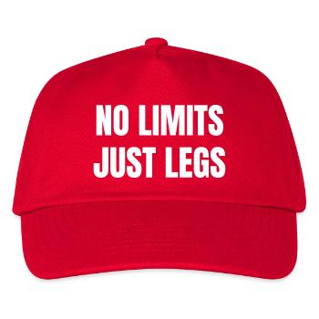 No limits just legs - Kids’ Baseball Cap - red - Front