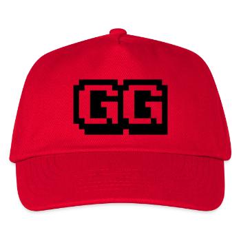 Nerd Good Game - Kinder Basecap - Rot - Vorne