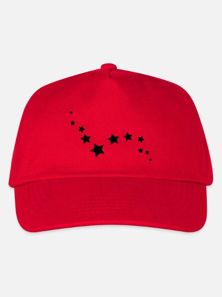 stars - Kinder Basecap - Rot