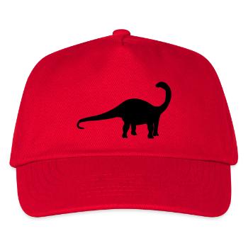Dinosaur Apatosaurus - Kids’ Baseball Cap - red - Front