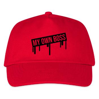 Mon propre patron - Casquette de baseball Enfant - rouge - Devant