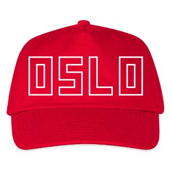 Oslo - Kids’ Baseball Cap - red - Front