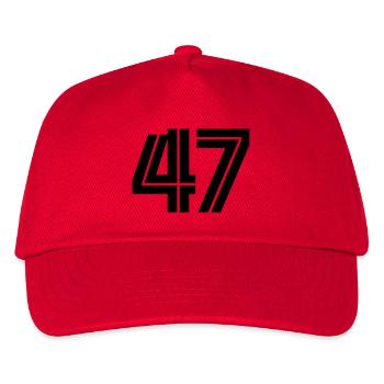 47 - Kinder Basecap - Rot - Vorne